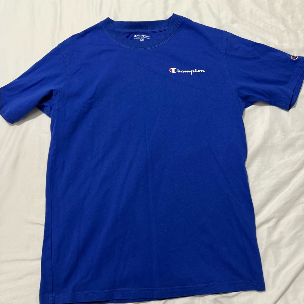 Champion Men's Royal Blue Short Sleeve Tee